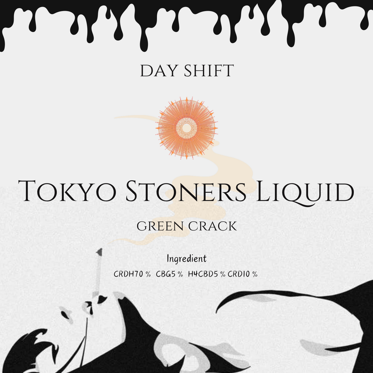 NEW【TOKYO STONERS LIQUID】【高濃度CRDH70%リキッド】DAY SHIFT